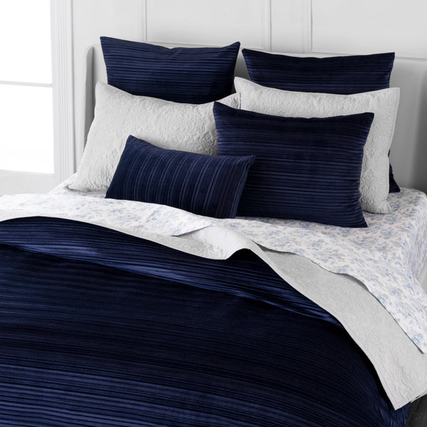 Martha Stewart Velvet Duvet Cover Set & Reviews Wayfair